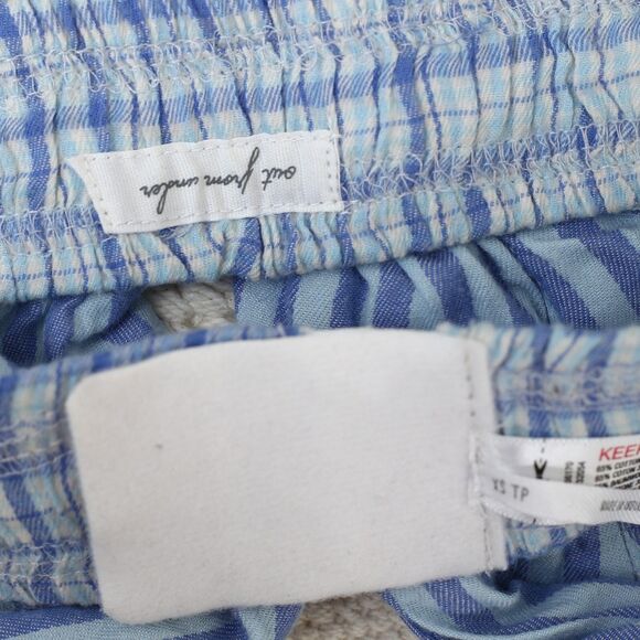 Urban Outfitters Out From Under Boxer Triangle Bralette Top Striped XS 280484 - Picture 9 of 9